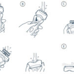 Schéma de nettoyage du rasoir électrique