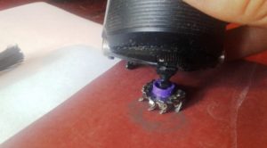 Affûtage avec du papier de verre