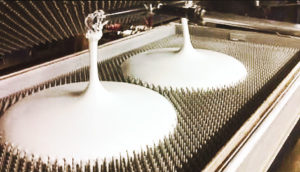 Production de matelas en latex