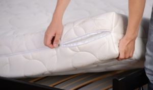 Housse de matelas amovible