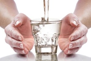 Eau propre pour le fer