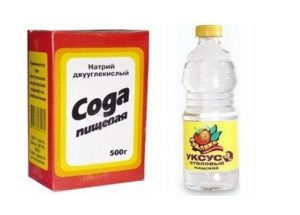 Soda et vinaigre