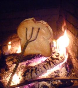 Toasts en feu