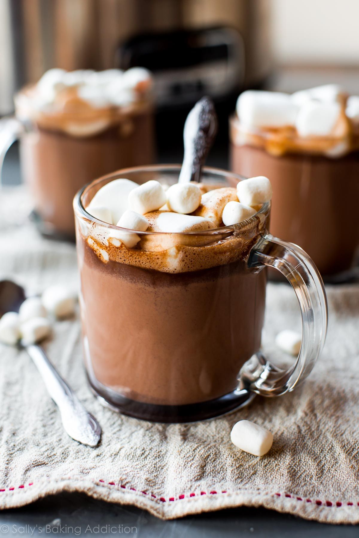 Chocolat chaud aux guimauves