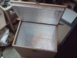 Réfrigérateur à partir d'une boîte