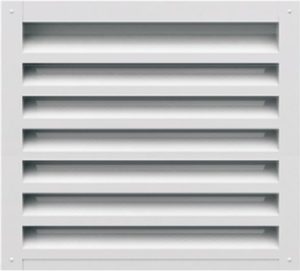 Grille à persiennes pour la ventilation