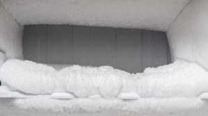 Glace au réfrigérateur