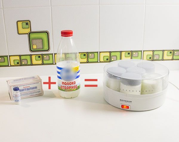 principe de fonctionnement d'une yaourtière