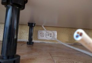 câble de table de cuisson