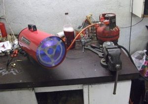 Chauffage au gaz bricolage
