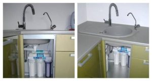 Comment installer un filtre sous l'évier