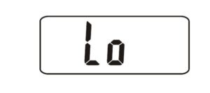 Le pèse-personne indique Lo.