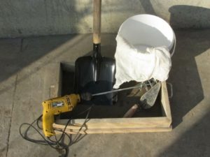 Préparation de la solution pour le four