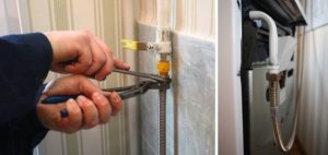 Éteindre la cuisinière à gaz