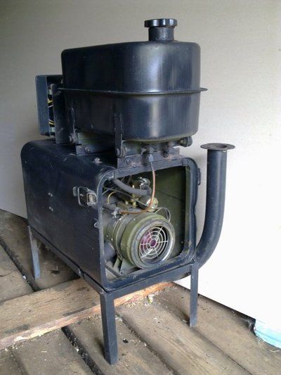 Chauffage de garage fait maison