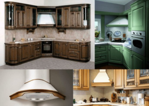 Diverses hottes de cheminée