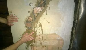 Calfeutrage du four.