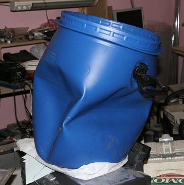 Réservoir déformé