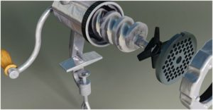 Modèle d'assemblage de hachoir à viande