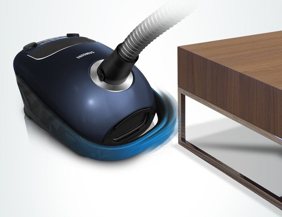 Aspirateur avec pare-chocs