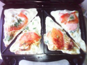 Préparer dans une machine à sandwich