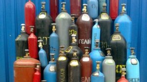grand choix de bouteilles de gaz