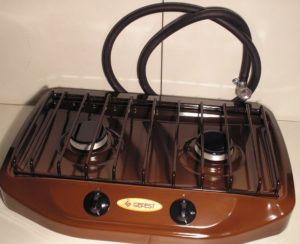 Hauteur de la cuisinière à gaz