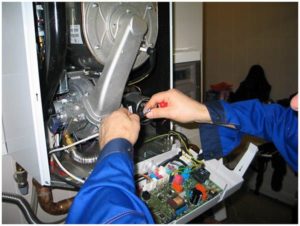 Réparation de chaudière