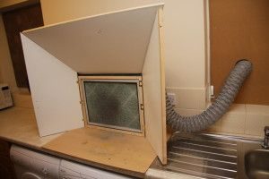 assemblage de hotte de cuisine