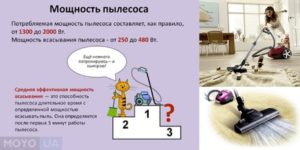 quelle est la puissance d'aspiration