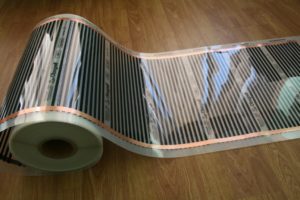 radiateur fabriqué à partir de restes de chauffage au sol