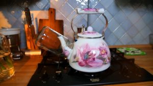 Stérilisation sur le bec de la bouilloire