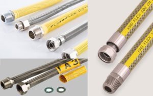 sélection de tuyaux pour une cuisinière à gaz