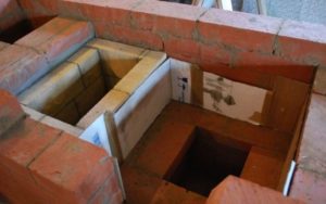 La couche protectrice à l’intérieur du foyer est le revêtement.