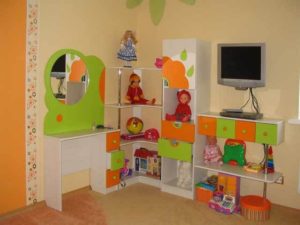 Décor de support à jouets