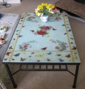 Décoration de table basse DIY