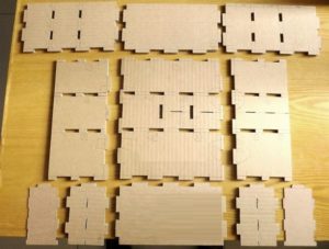 Pièces d'armoire de poupée bricolage