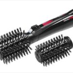 Brosse sèche-cheveux avec embout rotatif