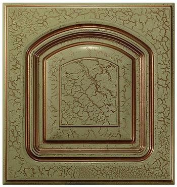 Utilisation de vernis craquelé et dorure