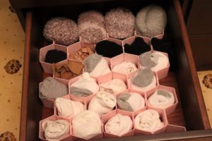 Rangement des chaussettes