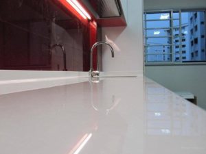 Comptoir de cuisine.