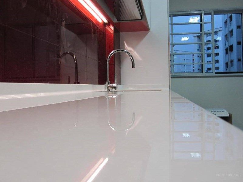 Comptoir de cuisine.