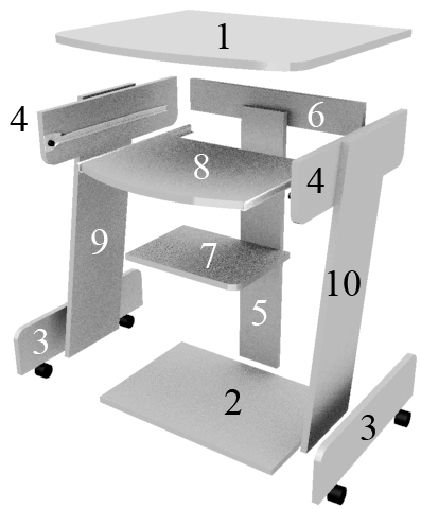 Comment assembler un bureau d'ordinateur