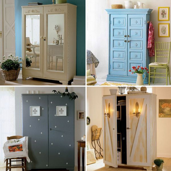 Options de décoration d'armoires.