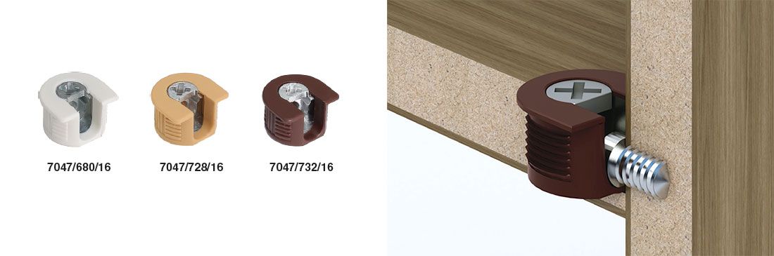 Chape à étagères conique.