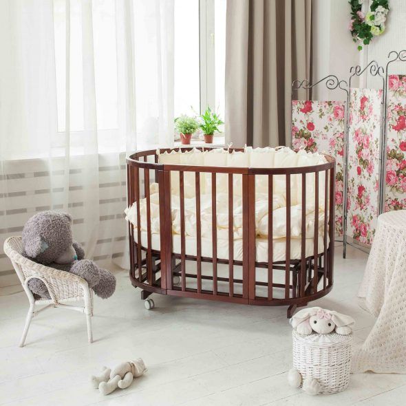 Crèche pendulaire à l'intérieur.