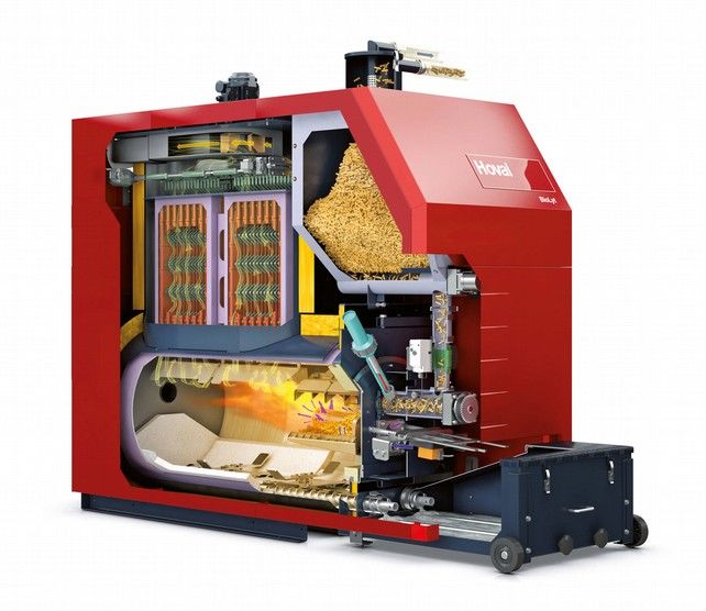 consommation de pellets de la chaudière à pellets par jour