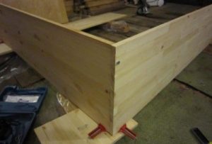 Démontage du cadre de lit