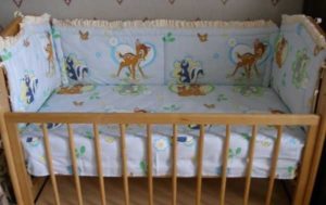 Couverture pour un berceau