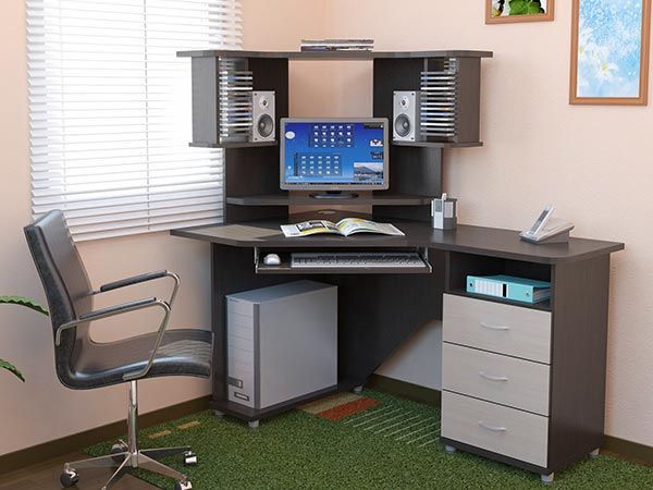 Types de bureaux d'ordinateur.